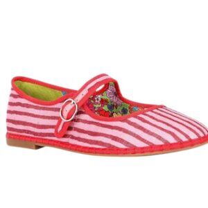 NWOT Chelsea + Violet Eda Striped Mary-Janes